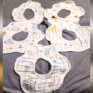 Premium Quality Bibs hexagon shape 5pc